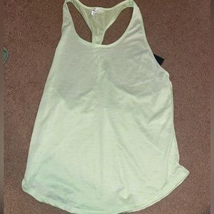 lime green under armor tank top